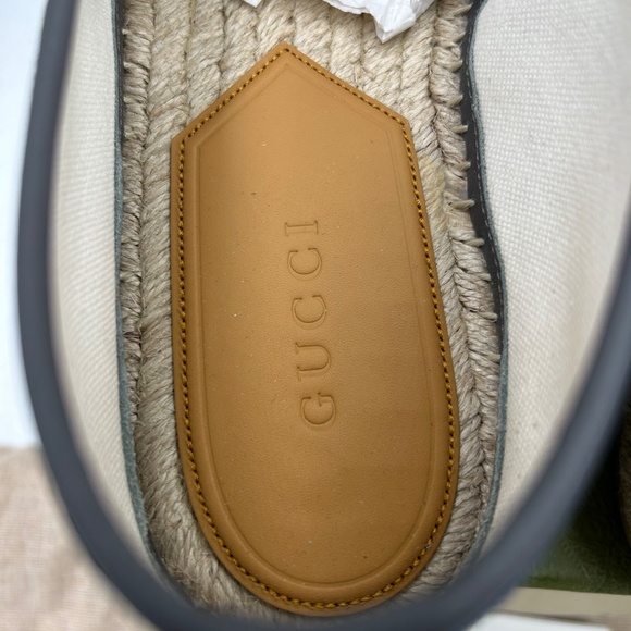Men’s Gucci blue denim ESPADRILLESsize 8, made in Spain main image 4
